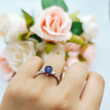 Art Deco Teardrop Pear Ring