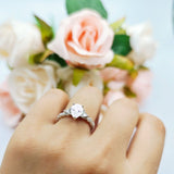 Art Deco Teardrop Pear Ring