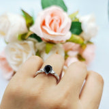 Art Deco Teardrop Pear Ring