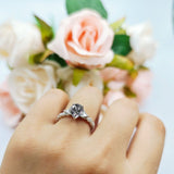 Art Deco Teardrop Pear Ring