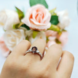 Art Deco Teardrop Pear Ring