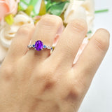 Oval Natural Stone Vintage Style Ring