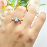 Oval Natural Stone Vintage Style Ring