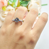 Oval Natural Stone Vintage Style Ring