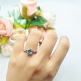 Vintage Style Oval Natural Stone Ring