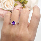 Pear Teardrop Vintage Style Ring