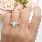 Pear Teardrop Vintage Style Ring