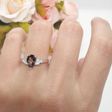 Art Deco Pear Teardrop Vintage Style Ring 