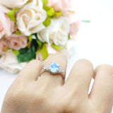 Vintage Style Oval Natural Stone Ring 