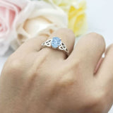 Oval Celtic Trinity Knot Ring