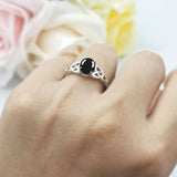 Oval Celtic Trinity Knot Ring