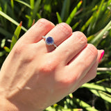 Art Deco Halo Floral Ring