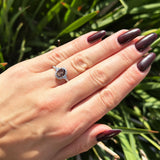 Vintage Style Oval Natural Stone Solitaire Ring