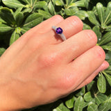 Vintage Style Round Natural Stone Ring