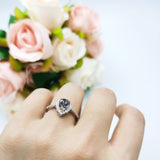 Art Deco Teardrop Pear Ring