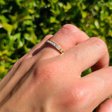 Half Eternity Stackable Wedding Band