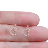 Love Stud Earrings