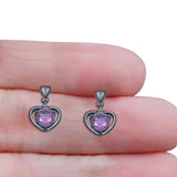 Heart Stud Earrings