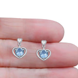 Heart Stud Earrings