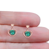 Heart Stud Earrings