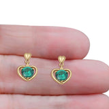 Heart Stud Earrings