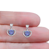 Heart Stud Earrings