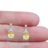 Oval Stud Earrings