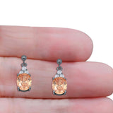 Oval Stud Earrings