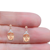 Oval Stud Earrings
