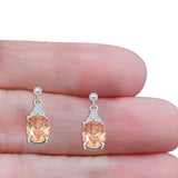 Oval Stud Earrings