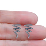 Zigzag Stud Earrings
