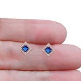 Square Stud Earrings