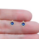 Square Stud Earrings