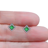 Square Stud Earrings