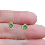 Square Stud Earrings