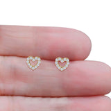 Heart Stud Earrings