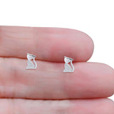 Cat Stud Earrings