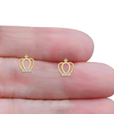 Crown Stud Earrings