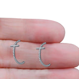 Cross Stud Earring