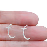 Cross Stud Earring