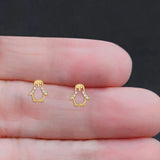 Penguin Stud Earring