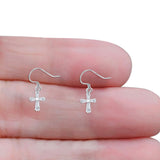 Cross Fishhook Earrings