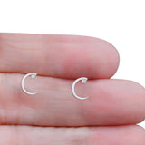 Moon Stud Earrings