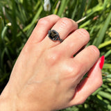 Art Deco Cushion Cut Halo Infinity Twist Ring