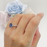 Art Deco Emerald Cut Ring