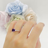 Emerald Cut Trio Ring