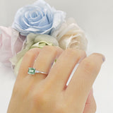 Emerald Cut Trio Ring