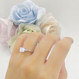 Emerald Cut Trio Ring