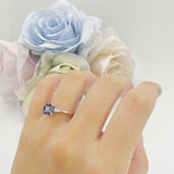 Emerald Cut Trio Ring