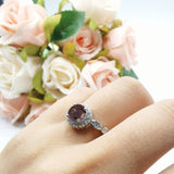 Art Deco Halo Engagement Ring